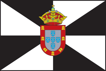 Bandera de la ciudad de Ceuta